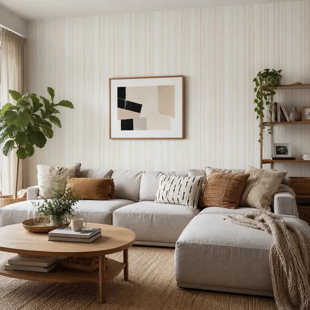 Listras Finas Creme com Brilho Biarritz — ambiente ilustrativo